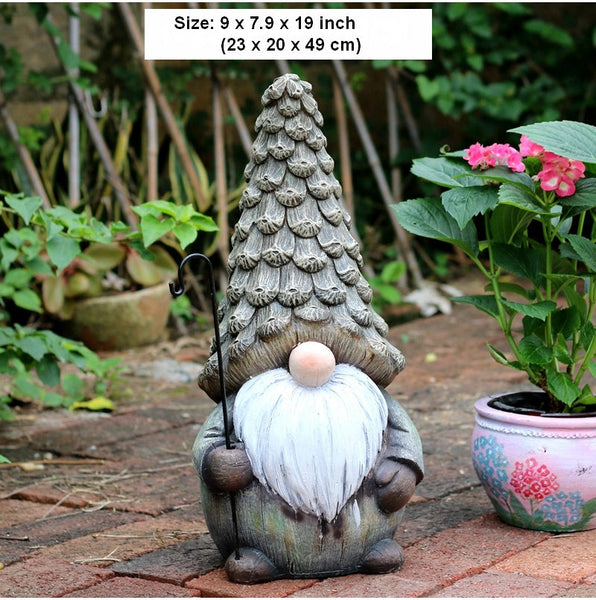 Garden Decoration Ideas, Garden Figure Sculpture Statues, Gnome Statue for Garden Ornaments, Villa Courtyard Decor, Outdoor Garden Decoration-artworkcanvas