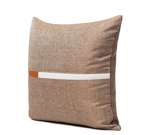 Decorative Modern Sofa Pillows, Modern Simple Throw Pillows for Bedroom, Brown Modern Throw Pillows for Couch, Large Simple Modern Pillows-artworkcanvas