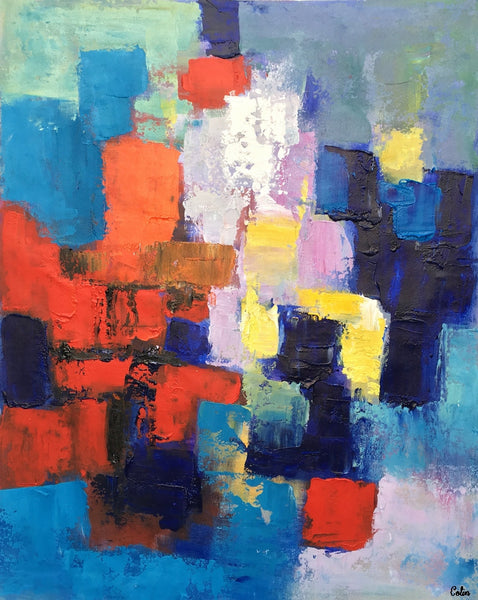 Heavy Texture Painting, Abstract Wall Painting, Acrylic Wall Art, Painting for Sale-artworkcanvas