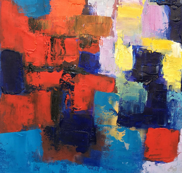 Heavy Texture Painting, Abstract Wall Painting, Acrylic Wall Art, Painting for Sale-artworkcanvas
