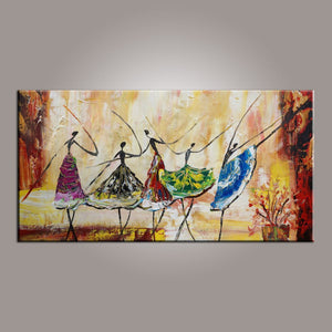 Large Art, Ballet Dancer Art, Canvas Painting, Abstract Painting, Abstract Art, Wall Art, Wall Hanging, Bedroom Wall Art, Modern Art, Painting for Sale-artworkcanvas