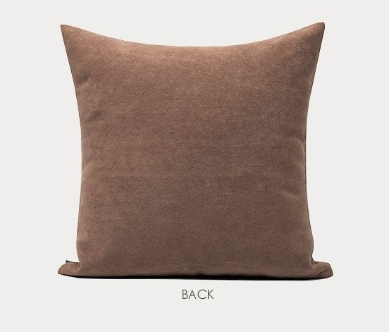 Decorative Modern Sofa Pillows, Modern Simple Throw Pillows for Bedroom, Brown Modern Throw Pillows for Couch, Large Simple Modern Pillows-artworkcanvas