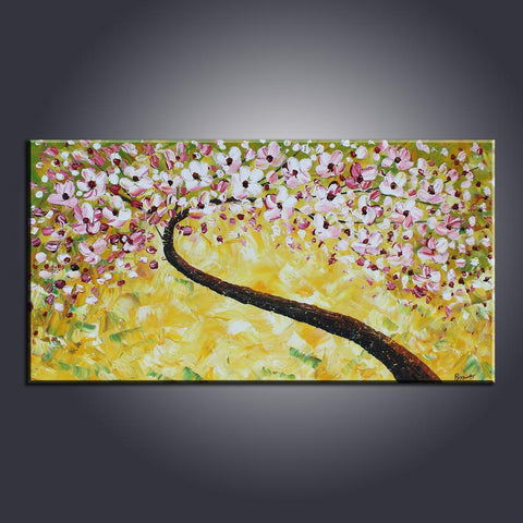 Contemporary Art, Abstract Art Painting, Flower Art, Acrylic Painting, Canvas Wall Art, Bedroom Wall Art, Canvas Art, Modern Art, Contemporary Art-artworkcanvas