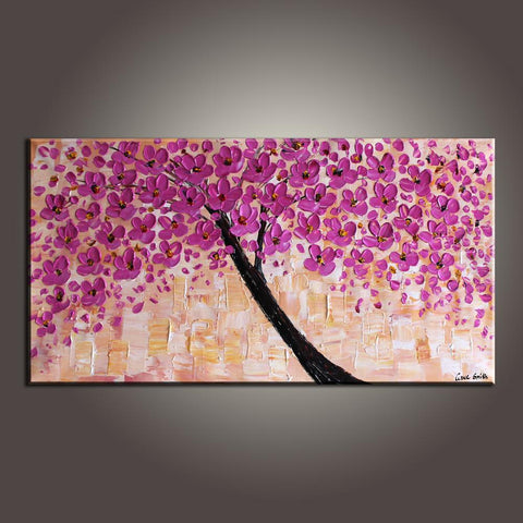 Contemporary Art, Art Painting, Flower Art, Modern Art, Abstract Art Painting, Canvas Wall Art, Living Room Wall Art, Canvas Art-artworkcanvas