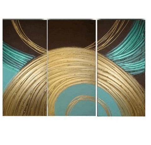 Colorful Lines, Abstract Painting, Large Painting, Living Room Wall Art, Contemporary Art, 3 Piece Painting, Art Painting, Ready to Hang-artworkcanvas