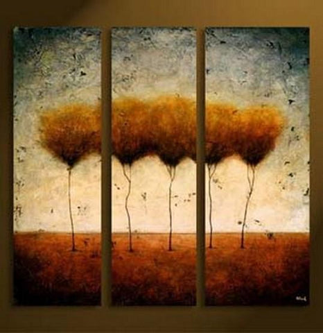 Tree of Life Painting, Abstract Art, Canvas Painting, Abstract Painting, Acrylic Art, 3 Piece Canvas Art-artworkcanvas