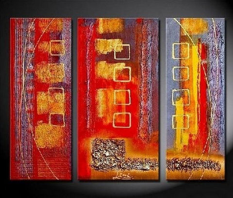 Bedroom Wall Art, Red Abstract Painting, Large Painting, Modern Art, Art on Canvas, Painting for Sale-artworkcanvas