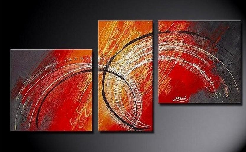 Abstract Wall Art, Bedroom Wall Art, Red Abstract Painting, Large Painting, Living Room Wall Art, Modern Art, Art on Canvas-artworkcanvas