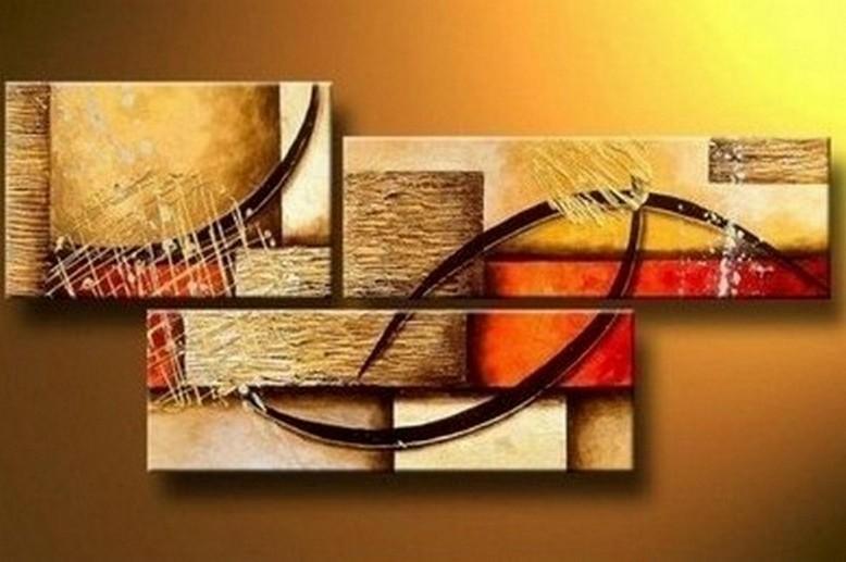 Canvas Painting, Wall Art, Large Painting, Living Room Wall Art, Modern Art, 3 Piece Wall Art, Abstract Painting, Home Art Decor-artworkcanvas