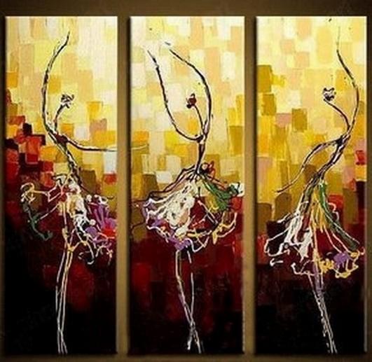 Painting on Sale, Canvas Art, Ballet Dancer Art, Abstract Art Painting, Dining Room Wall Art, Art on Canvas, Modern Art, Contemporary Art-artworkcanvas