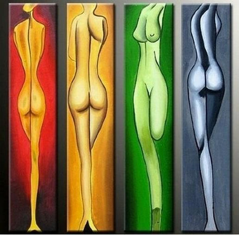 Painting for Sale, Abstract Wall Art, Abstract Figure Painting, Bedroom Wall Art, Modern Art, Extra Large Wall Art, Contemporary Art, Modern Art-artworkcanvas