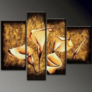 Calla Lily Flower Painting, Abstract Painting, Large Painting, Abstract Art, Dining Room Wall Art, Modern Art, Wall Art, Contemporary Art, Modern Art-artworkcanvas