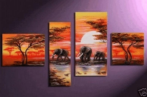 Canvas Wall Art, African Painting, Extra Large Painting, Abstract Painting, Living Room Wall Decor, Contemporary Art, Art on Canvas-artworkcanvas