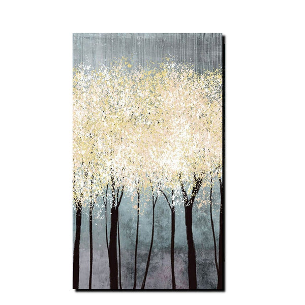 Acrylic Abstract Painting, Tree Paintings, Large Painting on Canvas, Living Room Wall Art Paintings, Buy Paintings Online, Acrylic Painting for Sale-artworkcanvas