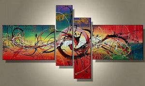 Large Abstract Wall Art Paintings, Contemporary Acrylic Art, Abstract Lines Painting, Hand Painted Art, Heavy Texture Paintings-artworkcanvas