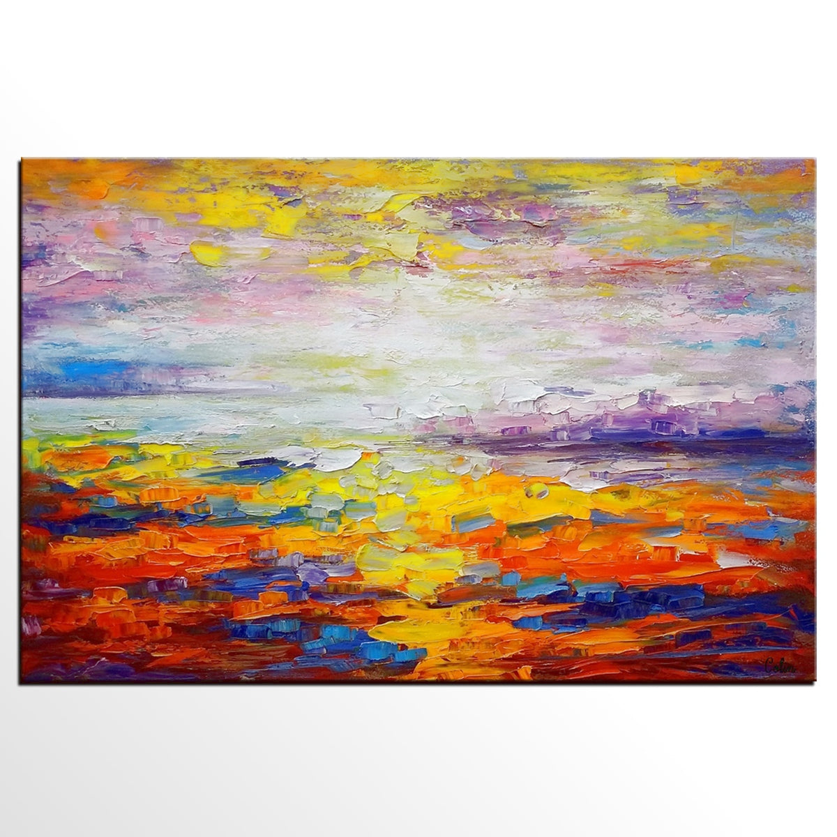 Custom Original Wall Art, Large Canvas Painting, Abstract Art Painting, Contemporary Artwork-artworkcanvas