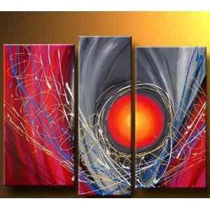 Living Room Wall Decor, Abstract Painting, Wall Hanging, Abstract Wall Art, 3 Panel Modern Art, Art for Sale-artworkcanvas