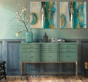 Dining Room Wall Art, Wall Art, Wall Hanging, Canvas Painting, Abstract Art Painting, Modern Art, Hand Painted Art-artworkcanvas