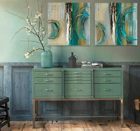 Dining Room Wall Art, Wall Art, Wall Hanging, Canvas Painting, Abstract Art Painting, Modern Art, Hand Painted Art-artworkcanvas