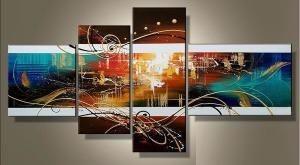 Modern Abstract Art, Extra Large Painting on Canvas, Living Room Wall Art Paintings, Contemporary Abstract Art for Sale-artworkcanvas