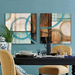 Canvas Painting, Abstract Art Painting, Dining Room Wall Art, Wall Hanging, Hand Painted Art-artworkcanvas