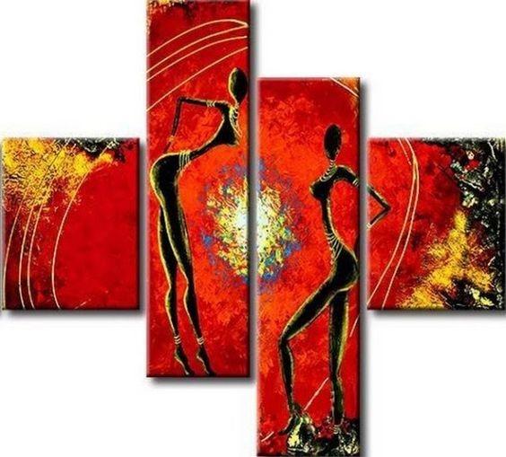 Large Wall Art for Bedroom, Simple Modern Art, Abstract Figure Painting, Acrylic Art Painting on Canvas, Modern Canvas Painting-artworkcanvas
