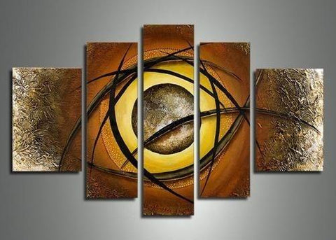 Huge Wall Art, Extra Large Art, Abstract Painting, Abstract Art Set, Canvas Painting, Living Room Art, 5 Piece Wall Art-artworkcanvas