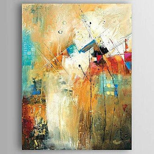 Kitchen Wall Art, Canvas Painting, Heavy Texture Painting, Abstract Wall Art, Canvas Wall Art-artworkcanvas