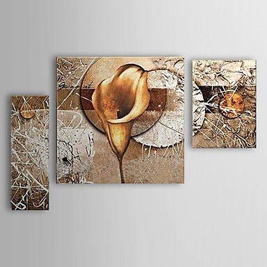 Abstract Painting, Flower Painting, Canvas Painting, Abstract Art, Wall Art, Large Painting, Living Room Wall Art, Modern Art, 3 Piece Wall Art-artworkcanvas