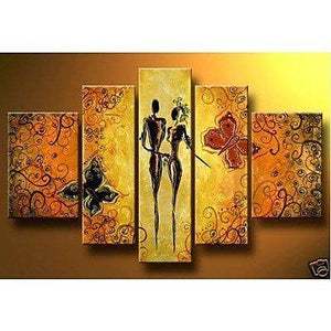 Abstract Art of Love, Canvas Painting for Bedroom, Large Wall Art Paintings, Acrylic Abstract Painting, Huge Painting for Sale-artworkcanvas