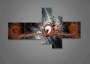 Huge Wall Art, Acrylic Art, Abstract Art, 5 Piece Wall Painting, Hand Painted Art, Group Painting, Canvas Painting, Large Wall Art, Abstract Painting-artworkcanvas