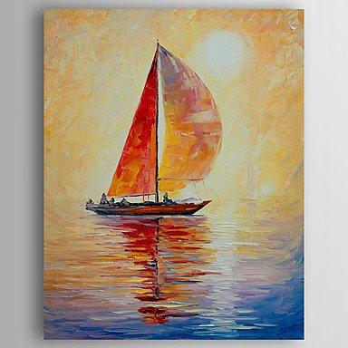 Canvas Painting, Sail Boat Painting, Kitchen Art Decor, Abstract Art, Canvas Wall Art, Art on Canvas-artworkcanvas