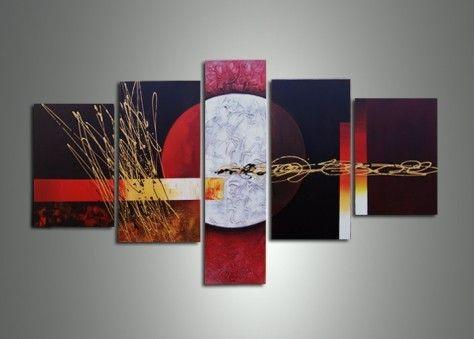 Large Art, Abstract Painting, Canvas Painting, Abstract Art, 5 Piece Wall Art, Canvas Art Painting, Ready to Hang-artworkcanvas