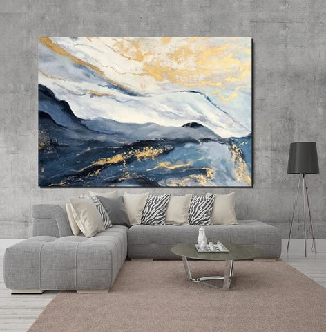 Contemporary Acrylic Art, Buy Large Paintings Online, Simple Modern Art, Large Wall Art Ideas, Large Painting for Dining Room-artworkcanvas