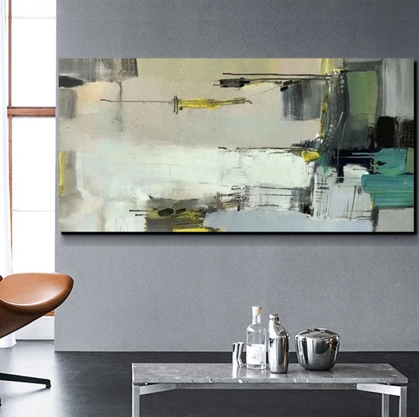 Acrylic Abstract Painting Behind Sofa, Large Painting on Canvas, Living Room Wall Art Paintings, Buy Paintings Online, Acrylic Painting for Sale-artworkcanvas