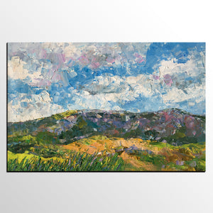 Oil Painting, Original Painting, Large Wall Art, Abstract Landscape Painting, Abstract Art, Canvas Art, Wall Art, Artwork-artworkcanvas
