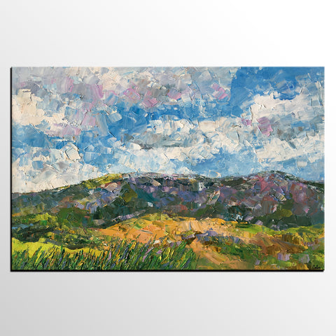 Oil Painting, Original Painting, Large Wall Art, Abstract Landscape Painting, Abstract Art, Canvas Art, Wall Art, Artwork-artworkcanvas