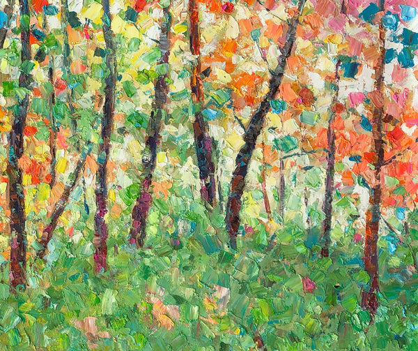 Forest Tree, Large Art, Abstract Art, Abstract Painting, Landscape Art, Original Painting, Wall Art, Canvas Art-artworkcanvas