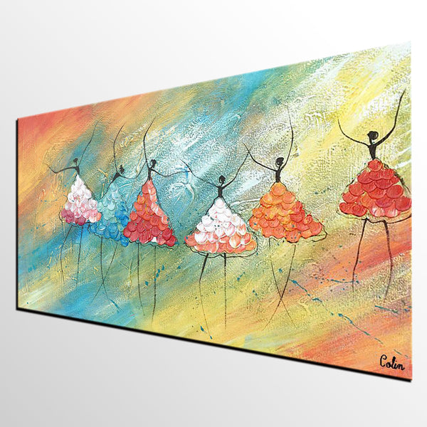 Simple Abstract Paintings, Ballet Dancer Painting, Original Artwork, Bedroom Canvas Painting, Acrylic Canvas Painting, Custom Art-artworkcanvas