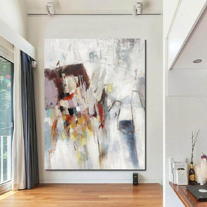 Canvas Painting for Living Room, Simple Modern Art, Extra Large Wall Art Painting, Modern Contemporary Abstract Artwork, Large Paintings for Sale-artworkcanvas