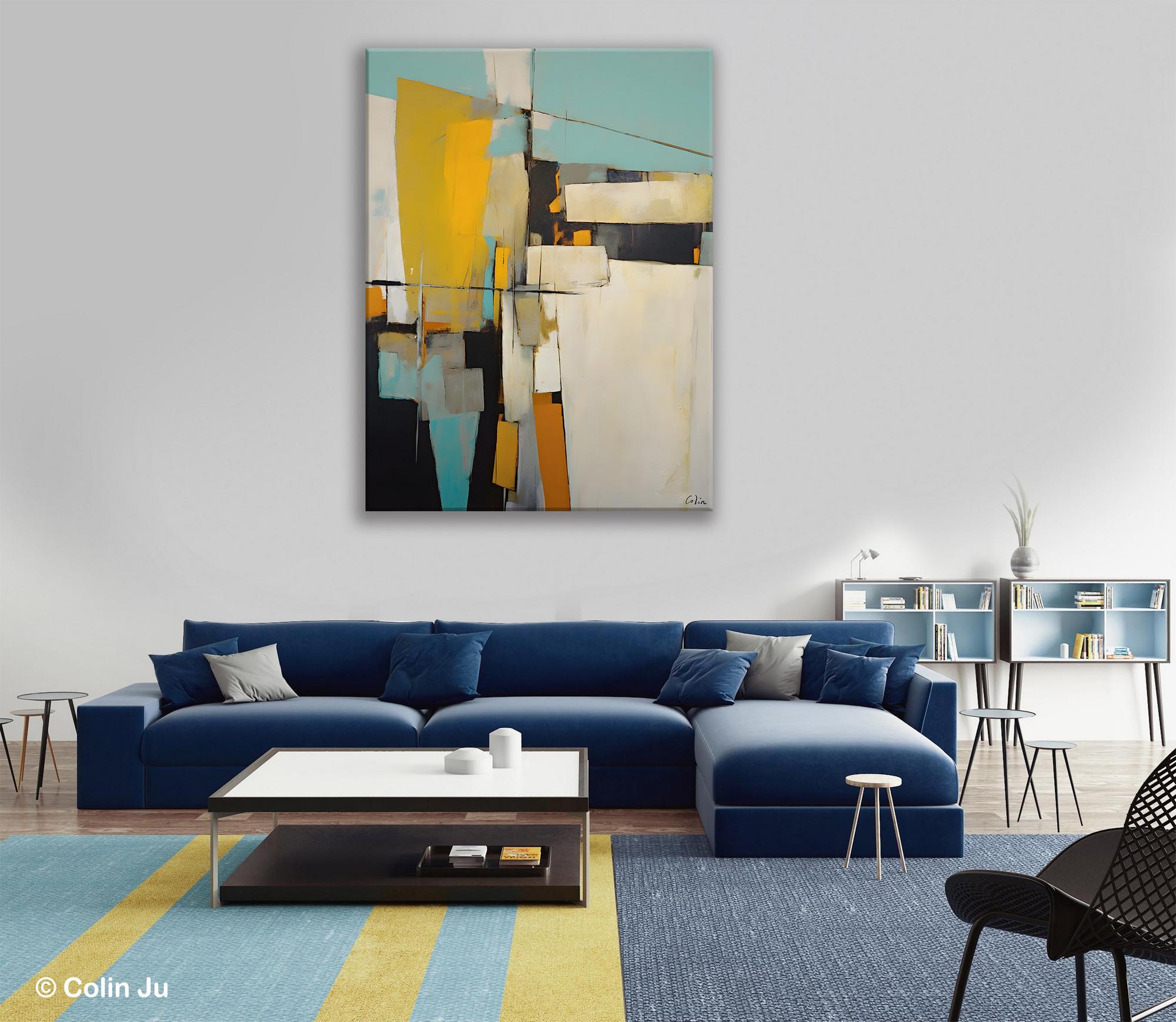 Large Paintings for Living Room, Hand Painted Acrylic Painting, Bedroom Wall Art Paintings, Original Modern Contemporary Art, Abstract Paintings for Dining Room-artworkcanvas