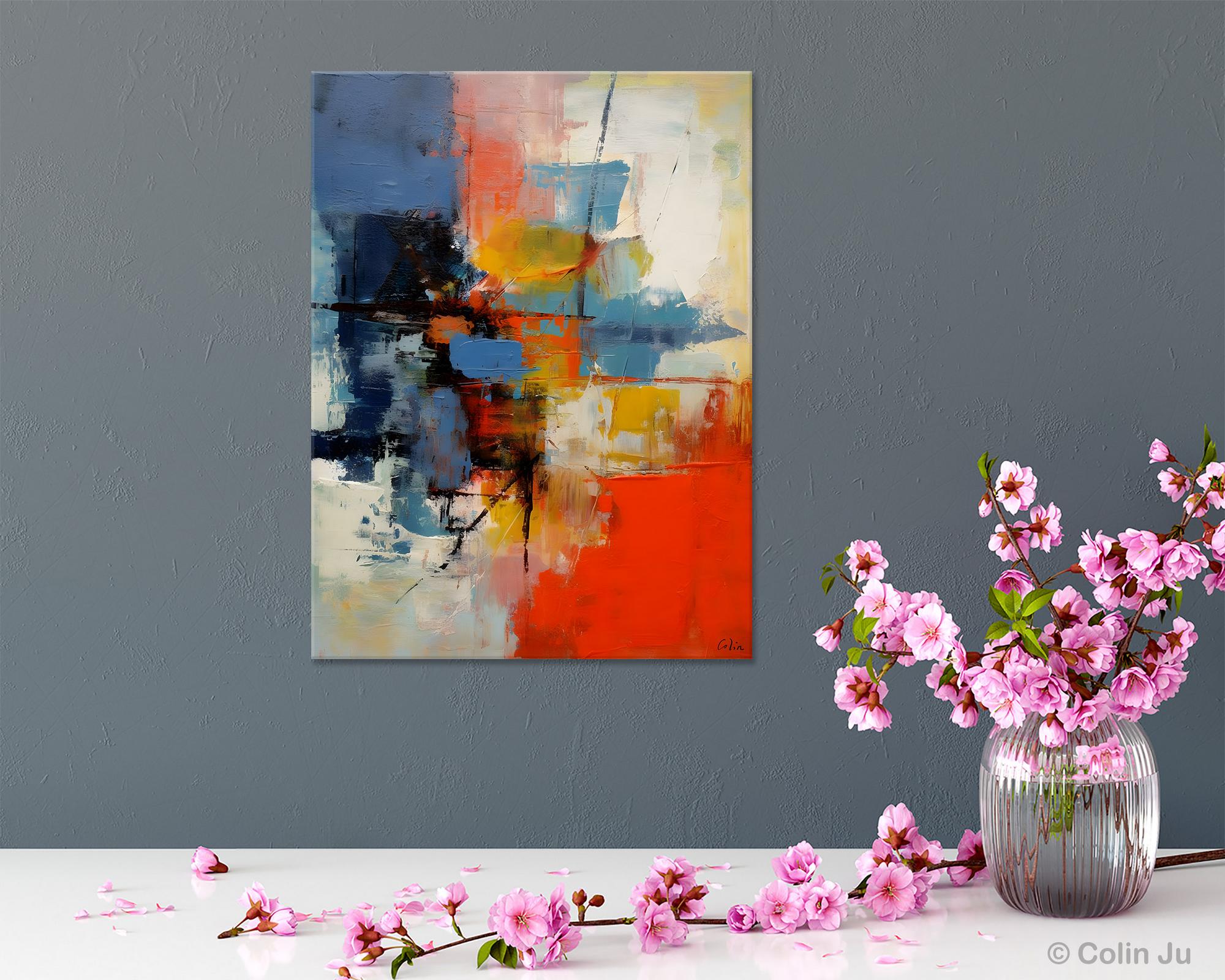 Simple Painting Ideas for Living Room, Acrylic Painting on Canvas, Original Hand Painted Art, Buy Paintings Online, Oversized Canvas Paintings-artworkcanvas