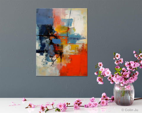 Simple Painting Ideas for Living Room, Acrylic Painting on Canvas, Original Hand Painted Art, Buy Paintings Online, Oversized Canvas Paintings-artworkcanvas
