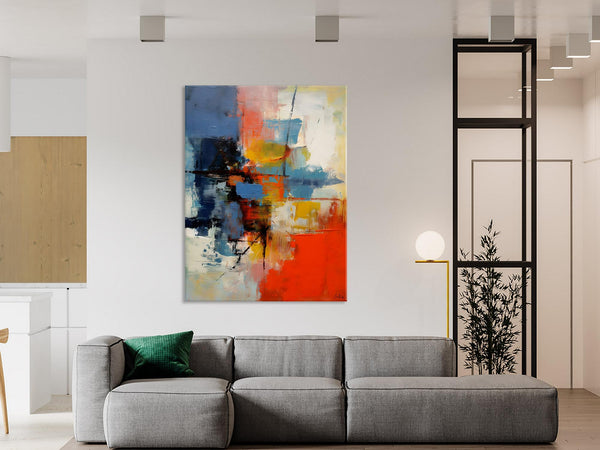 Simple Painting Ideas for Living Room, Acrylic Painting on Canvas, Original Hand Painted Art, Buy Paintings Online, Oversized Canvas Paintings-artworkcanvas