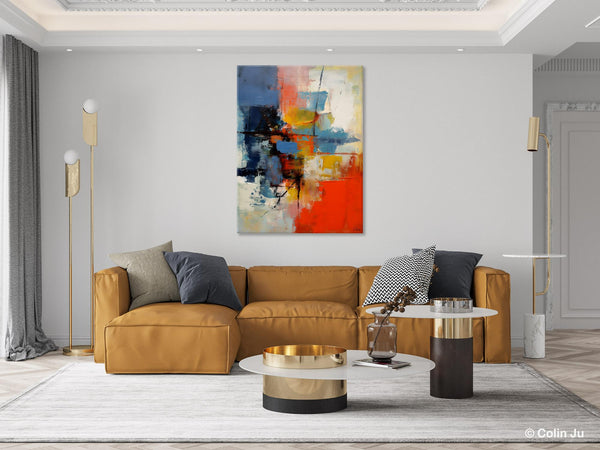 Simple Painting Ideas for Living Room, Acrylic Painting on Canvas, Original Hand Painted Art, Buy Paintings Online, Oversized Canvas Paintings-artworkcanvas