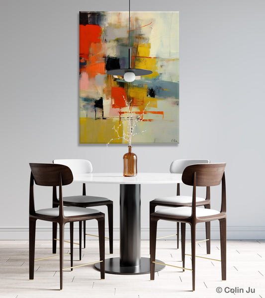 Bedroom Wall Art Ideas, Abstract Canvas Painting, Acrylic Canvas Paintings for Dining Room, Simple Wall Art Ideas, Original Contemporary Paintings-artworkcanvas