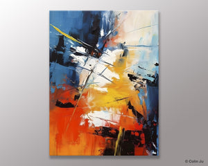 Paintings for Living Room, Abstract Acrylic Painting, Abstract