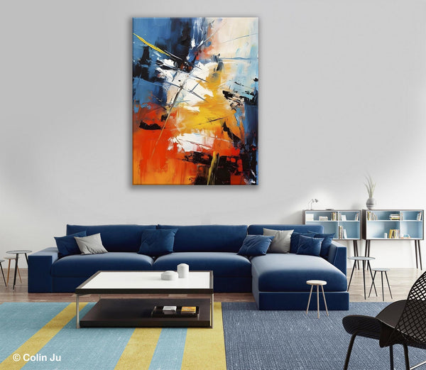 Paintings for Living Room, Abstract Acrylic Painting, Abstract Painting Ideas for Bedroom, Original Abstract Canvas Paintings, Hand Painted Wall Painting-artworkcanvas