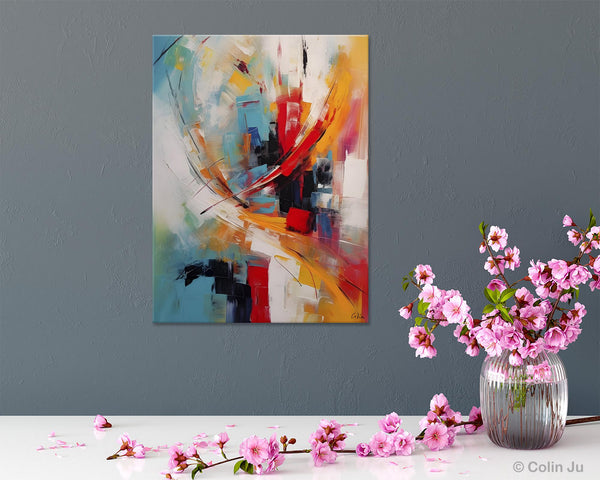 Simple Modern Art, Extra Large Wall Art Paintings, Original Abstract Painting, Acrylic Painting on Canvas, Large Paintings for Living Room-artworkcanvas