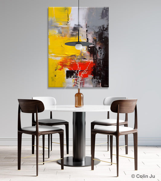 Simple Wall Art Paintings, Living Room Modern Wall Art, Original Contemporary Art, Acrylic Canvas Painting, Large Painting Behind Sofa-artworkcanvas